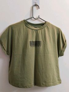 Olive Green "Unbreakable" Graphic Tee