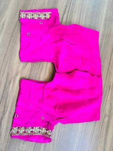 Leheriya Saree with Golden Border