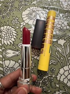 Maybelline Waterproof Mascara &amp; Lipstick