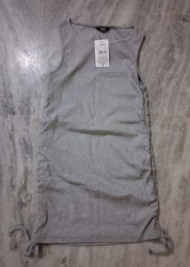 Gray Casual Mini Dress - New!