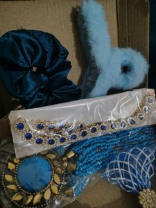 Blue &amp; Gold Rakhi Hamper 🩵