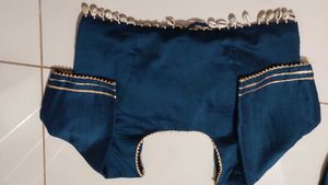 rama  Blue Lehenga Choli Set