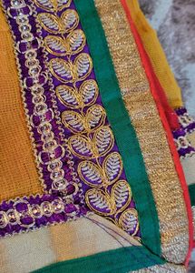 Beautiful Heavy Border Saree