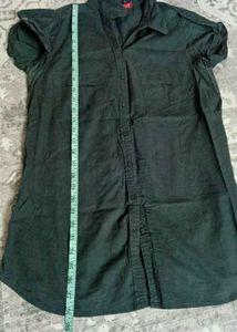 Dark Grey Button-Up Shirt