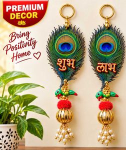Peacock Feather Door Hanging