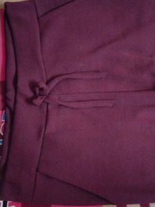Maroon Jogger Pants