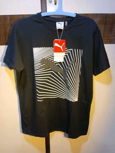 Puma Graphic Tee - Black New With Tag