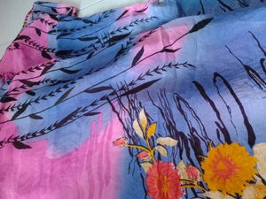 Printed Saree With Unstitched Blouse