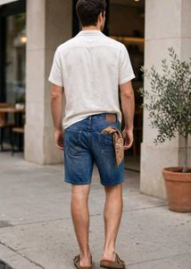 Springfield Men's Blue Denim Shorts