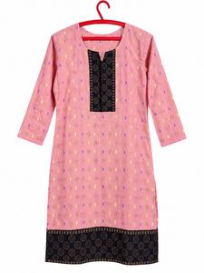 Pink Printed Kurta