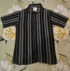 Men's Striped Short Sleeve Shirt