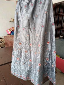 Elegant Grey Lehenga Choli Set