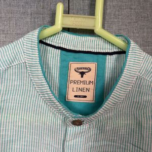 Men's Striped Linen Shirt