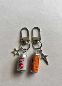 Diet coke and Monster Keychains