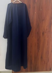 simple  Navy Blue abaya