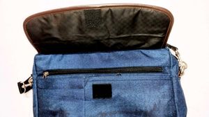 Denim Blue Laptop Bag