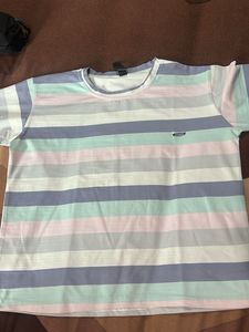 Women's Striped half-Sleeve T-Shirt