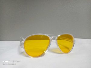 Yellow Aviator Sunglasses