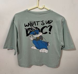 Disney Looney Tunes cropped Graphic T-Shirt
