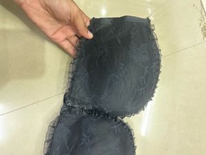 Black Lace Bra