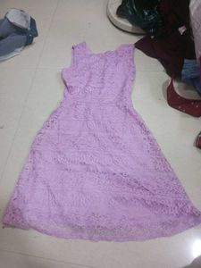 Lavender Lace Dress
