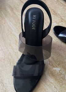 Stylish Black Block Heels