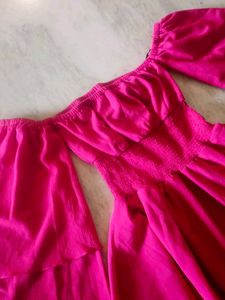 Chic Off-Shoulder Tiered Mini Dress