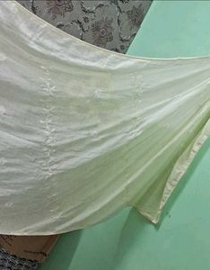 Elegant Embroidered Chiffon Scarf
