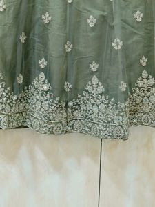 Heavy Party Wear Skirt With A Line Top N Dupatta
