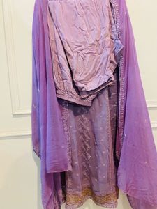 Elegant Purple Kurta Set