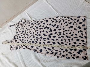 Dalmatian Print Mini Dress