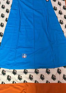 Vibrant Blue Fabric 7part in skirt