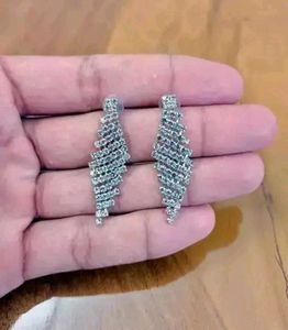Sparkling Rhinestone Necklace &amp; Earring Set