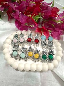 Combo of Earrings and Hair Accessories
