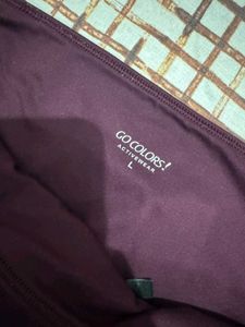 Dark Blue &amp; purple gym leggings combo of 2