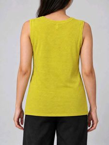 Lime Yellow Sleeveless Top