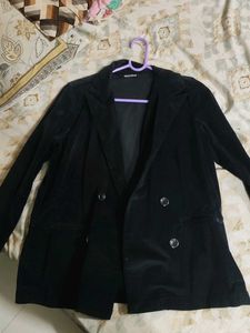 Black Double Breasted Blazer