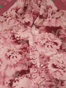 Pink summery beach top