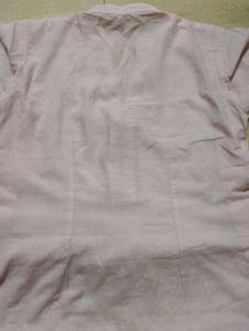 chikankari kurti (short slv)