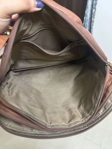 Baggit Brown Solid Shoulder Handbag