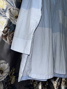 Women’s Shirt Zara Basic Oversized Collared Shirt Long drop Shoulder Sleeves with pockets On the Chest