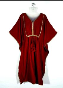 Maroon Kaftan Kurta...