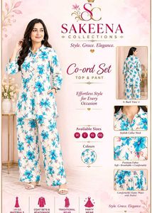 Floral Print Co-ord Set for Women