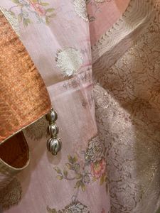 Peach Embroidered Salwar Kameez Set