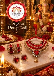 Exquisite Embellished Handmade Jewellery Set