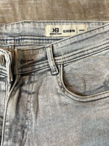 Gray Denim Jeans