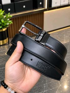 Mont Blanc Reversible Leather Belt