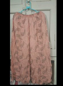 Peach Floral Palazzos