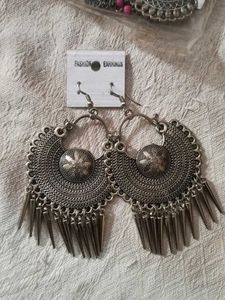 Boho Colorful Jhumka Earrings pack of two