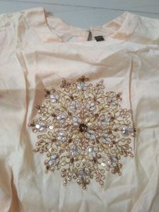 Elegant Peach kurta